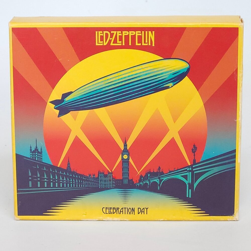 Led Zeppelin Celebration Day Deluxe Edition Four Discs Box Set (2CDs/2DVDs)